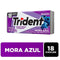 CHICLETS TRIDENT 18U 30.6G MORA AZUL